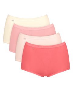 Sloggi Dames Basic Maxi Slip 4 pack C4P M006 3+1 gratis