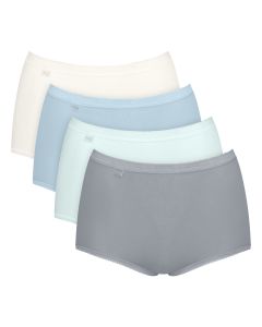 Sloggi Dames Basic Maxi Slip 4 pack C4P M031 3+1 gratis