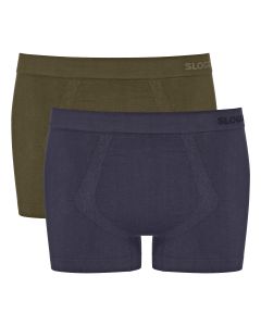 Sloggi Men GO Smooth Short 2Pack Blauw