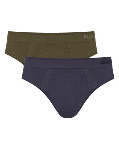 Sloggi Men GO Smooth Brief 2Pack Blauw