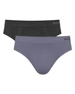 Sloggi Men GO Smooth Brief 2Pack Zwart