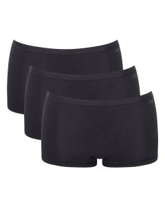 Sloggi GO Daily Cotton Short 3Pack Zwart