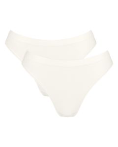 Sloggi GO Sence High Leg 2Pack Silk White
