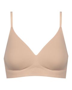 MEY Dames Invisibles Padded Triangle Bra Cream Tan