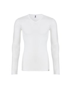 Ten Cate Heren Thermo V-Shirt Longsleeve Sneeuw Wit