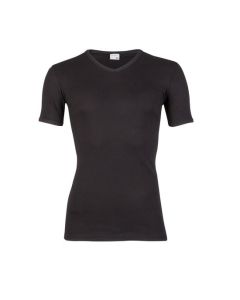 Beeren Heren T-shirt V-hals en K.M. M3000 Zwart
