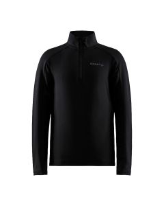 Craft Junior Thermo Fleece Shirt Core Gain Midlayer Zwart
