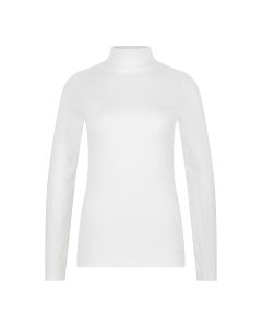 Ten Cate Thermo Dames Rib Shirt Longsleeve High Neck Wit