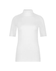 Ten Cate Dames Thermo Rib T-Shirt High Neck Wit