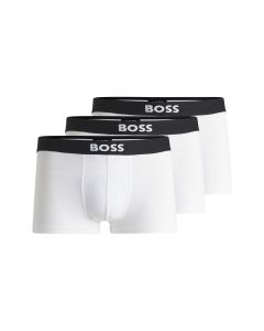 Hugo Boss Heren Trunk BOSS One 3Pack Wit