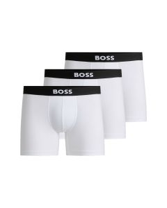 Hugo Boss Heren Boxer Briefs BOSS One 3Pack Wit