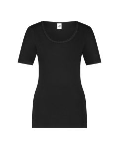 Ten Cate Dames Thermo Lace T-Shirt Zwart