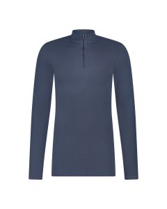 Ten Cate Heren Thermo Shirt Zipper Longsleeve Navy