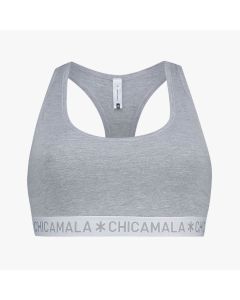 MuchachoMalo BASIC Racerback Top Grijs Dames Ondergoed
