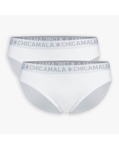 MuchachoMalo BASIC Brief Slip Wit 2Pack Dames Ondergoed