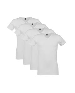 Alan Red V-Shirt Oklahoma 4Pack Wit