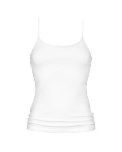 MEY Dames Emotion Top Spaghetti Hemd Wit 55201