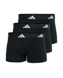 Adidas Heren Short Active Flex Cotton 3Pack Zwart