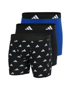 Adidas Heren Boxer brief Flex Cotton 3Pack Logo Mix