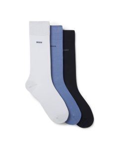 Hugo Boss Dames en Heren Uni Sokken 3Pack 978