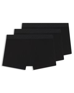 Hugo Boss Heren Trunk short 3Pack Logo Trio Zwart
