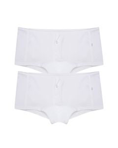 Claesens Dames Boxershorts 2Pack Wit