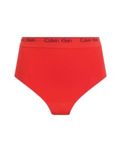 Calvin Klein Dames Shapewear Icon Cotton Seamless Tailleslip 1Pack Rood