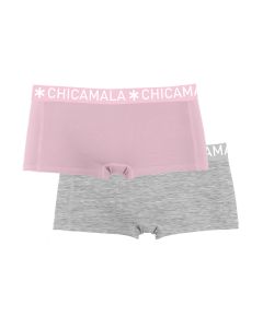 MuchachoMalo Dames Short 2Pack Solid 1215