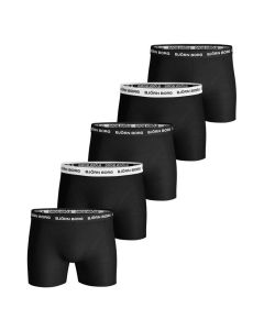 Bjorn Borg Boxershorts 5Pack Solids Black