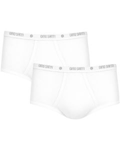 Gino Santi Heren Classic Maxi slip 2pack Wit