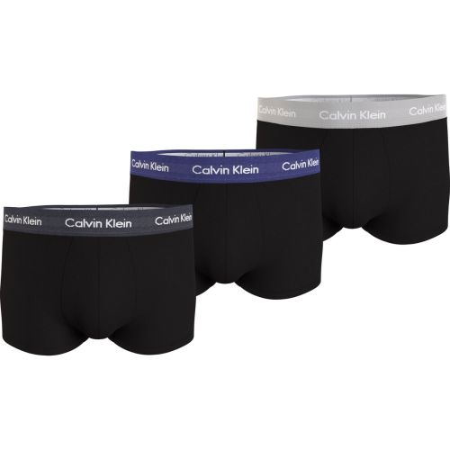 Calvin Klein Heren LOW RISE TRUNK 3PK B- PTM GRY, SPC BLU, VPRS GRY WBS