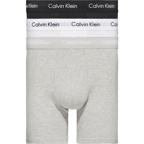 Calvin Klein Ondergoed 3Pack Boxer Cotton Stretch Zwart Wit Mix