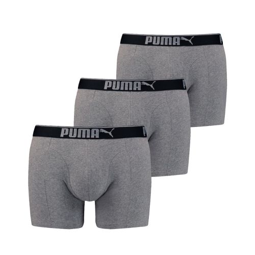 Puma Boxershort Lifestyle 3Pack Grijs