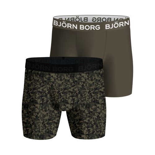 Bjorn Borg Heren Boxershort 2Pack Performance Leafs MP001
