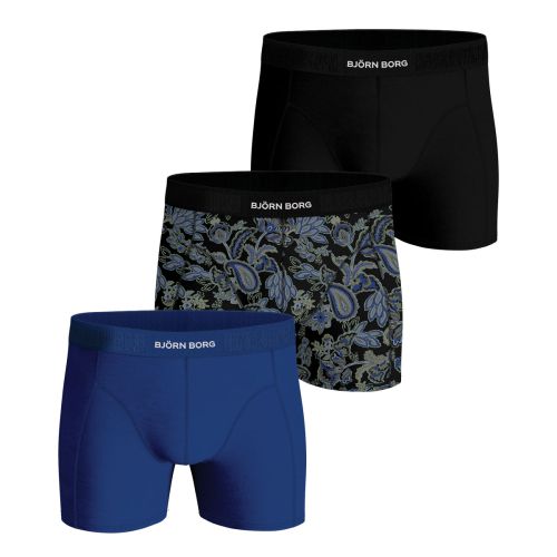 Bjorn Borg Heren Boxershort 3Pack Premium Organic Cotton Stretch Black MP004