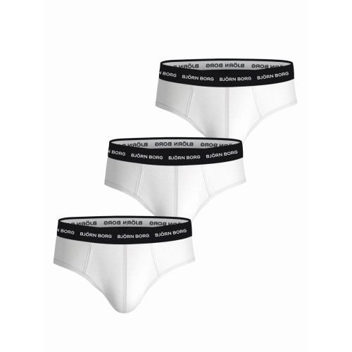 Bjorn Borg Heren Slips Cotton Stretch 3pack  Wit