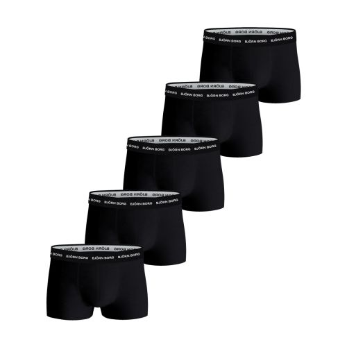 Bjorn Borg Heren Trunk Shorts Cotton Stretch 5pack Zwart