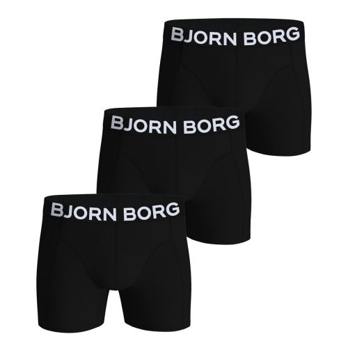 Bjorn Borg Heren Boxershorts Cotton Stretch 3pack Zwart