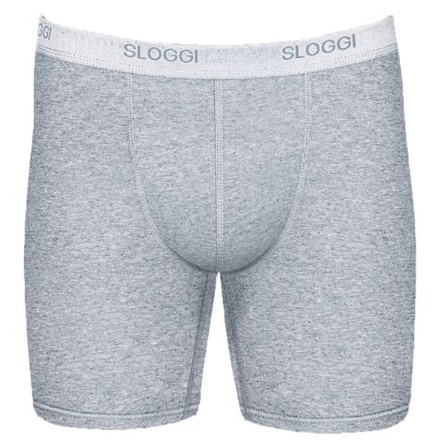 Sloggi Men Basic Long Boxershort Grijs