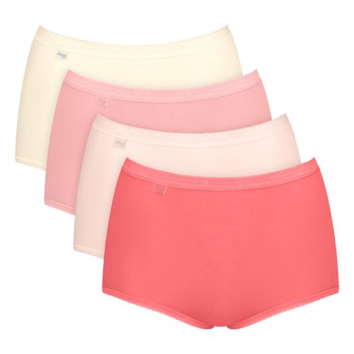 Sloggi Dames Basic Maxi Slip 4 pack C4P M006 3+1 gratis