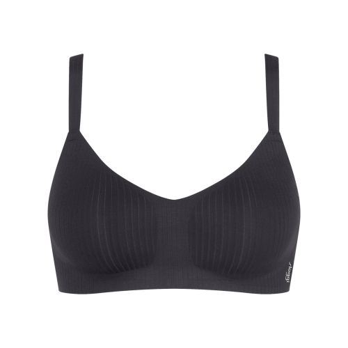Sloggi Dames Zero Feel Pure Soft Bra Zwart