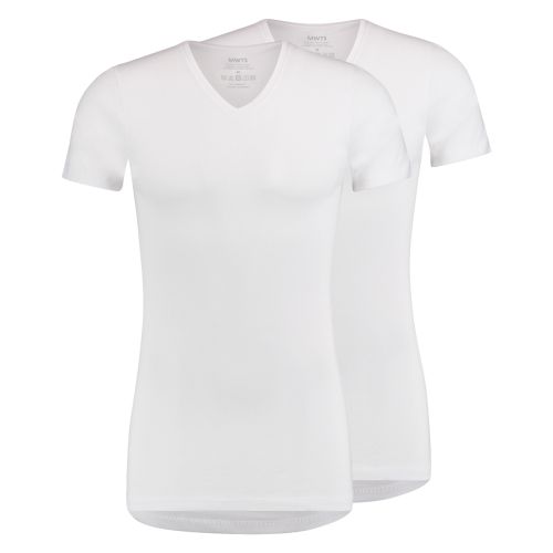 MWTS Heren T-shirt v-hals Prominent 2-Pack