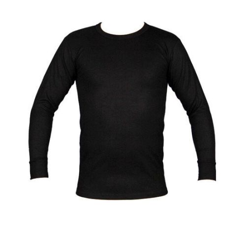 Beeren Heren ondergoed Shirt thermo lange mouw Zwart