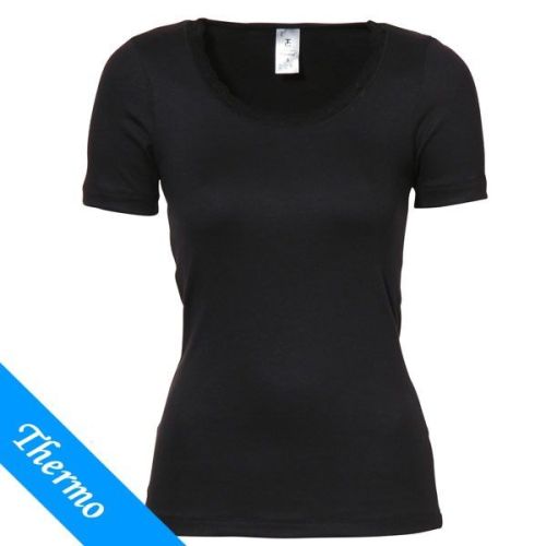 Ten Cate Thermo Dames Lace T-Shirt Zwart