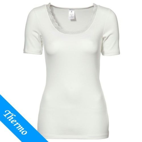 Ten Cate Thermo Dames Lace T-Shirt Wit