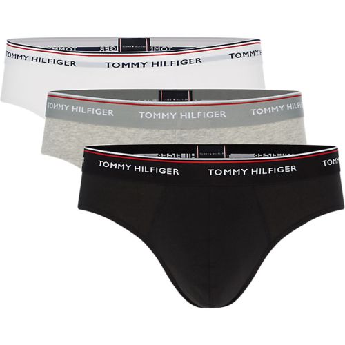 Tommy Hilfiger Ondergoed 3Pack Slips Zwart Wit Grijs