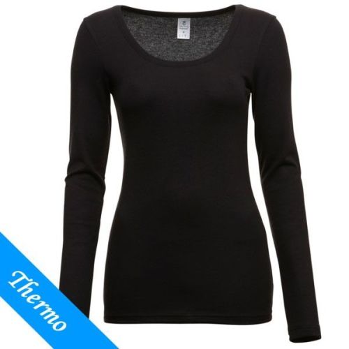 Ten Cate Thermo Dames T-Shirt Longsleeve Zwart
