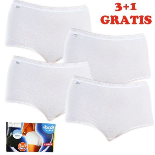 Sloggi Women Basic Maxi Slip 4 pack White 3+1 gratis