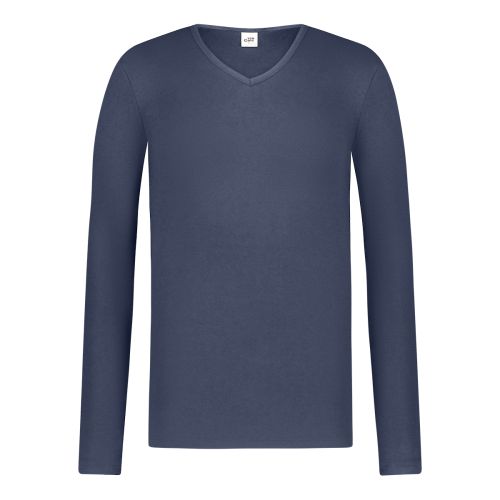 Ten Cate Heren Thermo V-Shirt Longsleeve Navy