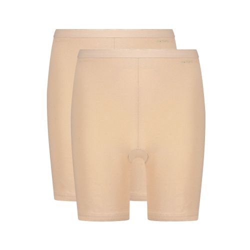 Ten Cate Dames Basics Long Shorts 2Pack Beige